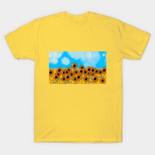 Ukrainian field of sunflowers T-Shirt